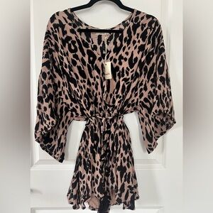 NWT-Bestto Leopard Romper